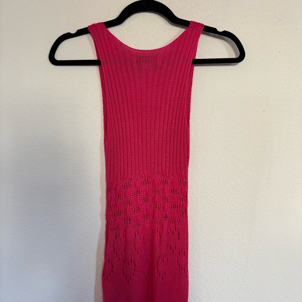 Beach Riot Tracy Maxi Dress Cover Up Fandango Pink NWT - Picture 7 of 10